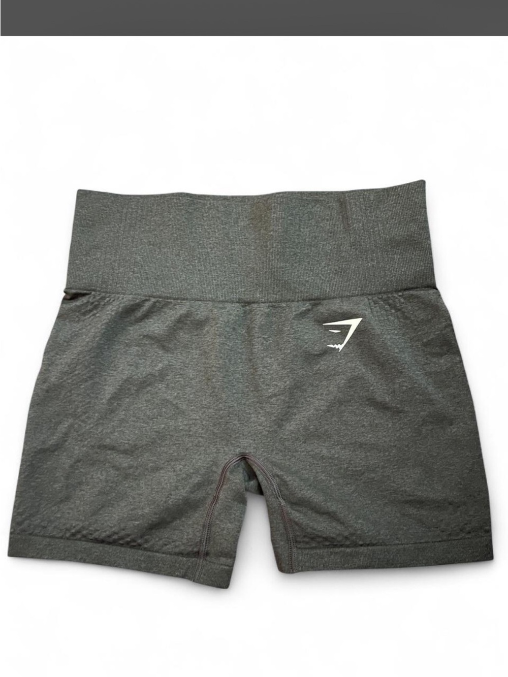 Gymshark Seamless High-Waist Bike Shorts - Dark Gray